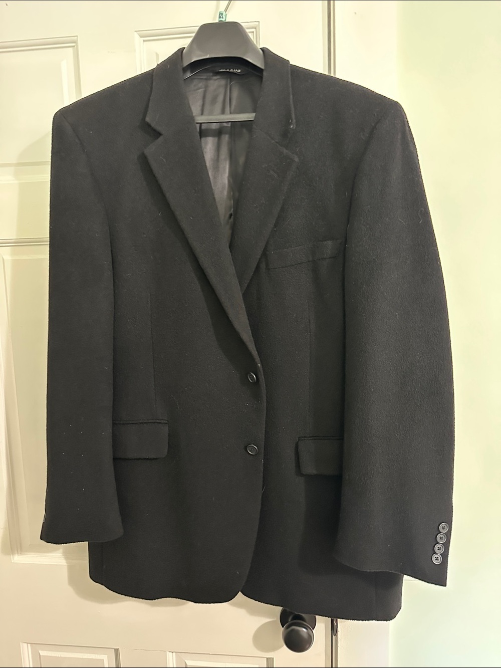 Jos. A. Bank Black Men's Blazer with Satin Lining. Camel hair.